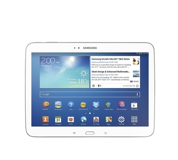 Samsung Galaxy Tab3 10.1 (GT-P5200) 16GB fehér Wi-Fi + 3G tablet